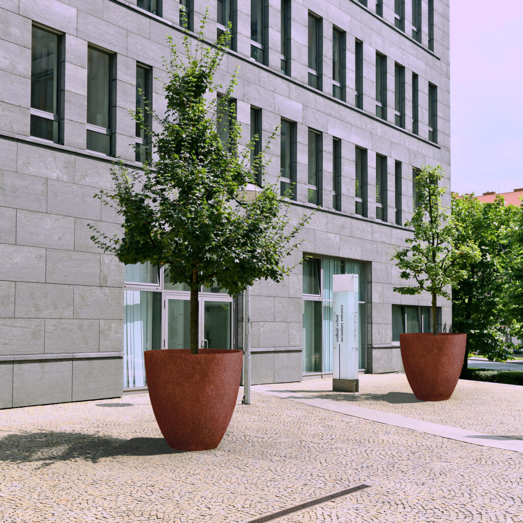 Betoni - betonový květináč Classic XXL terracotta