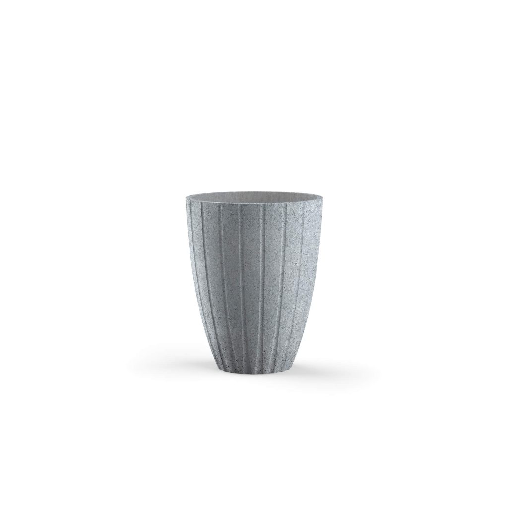 Betoni – betonový květináč Decor L šedá Betoni - betonový květináč Decor L šedá