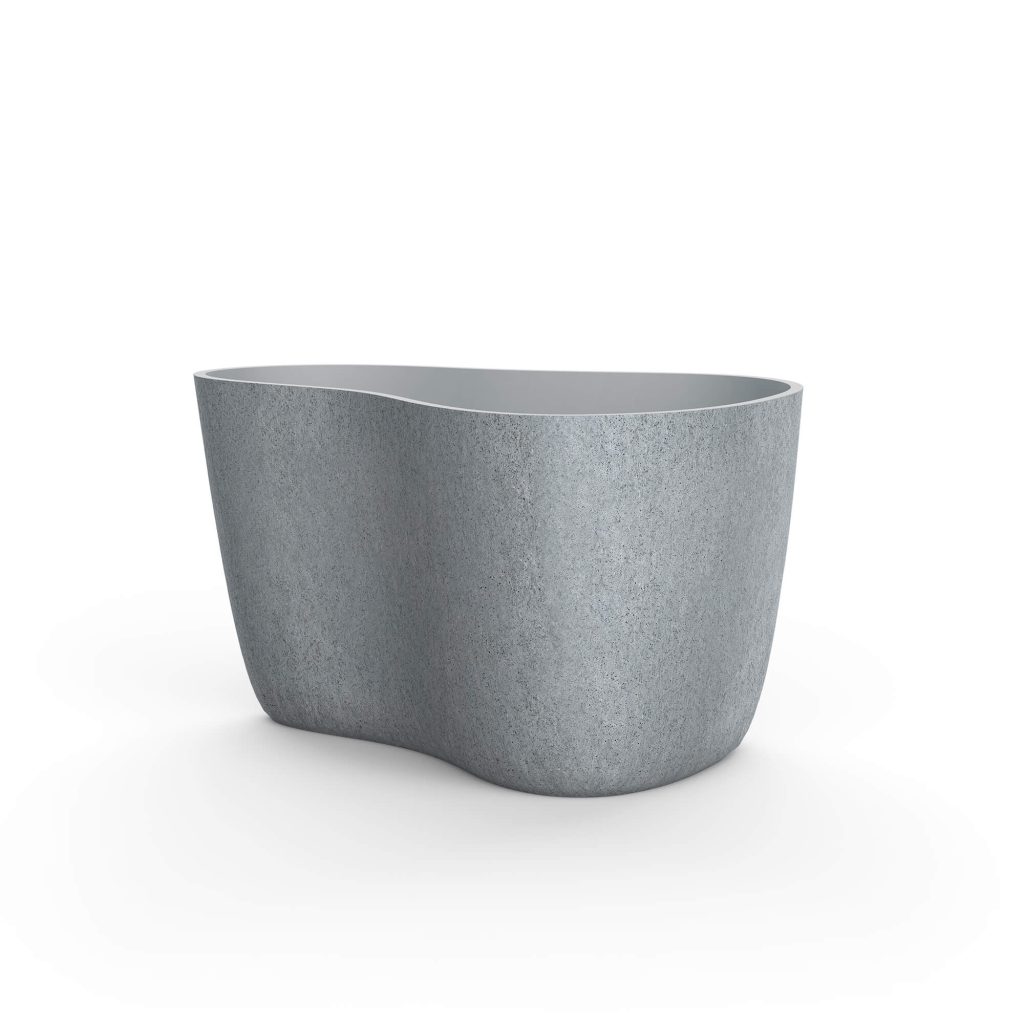 Betoni - concrete flowerpot Organic XXL grey