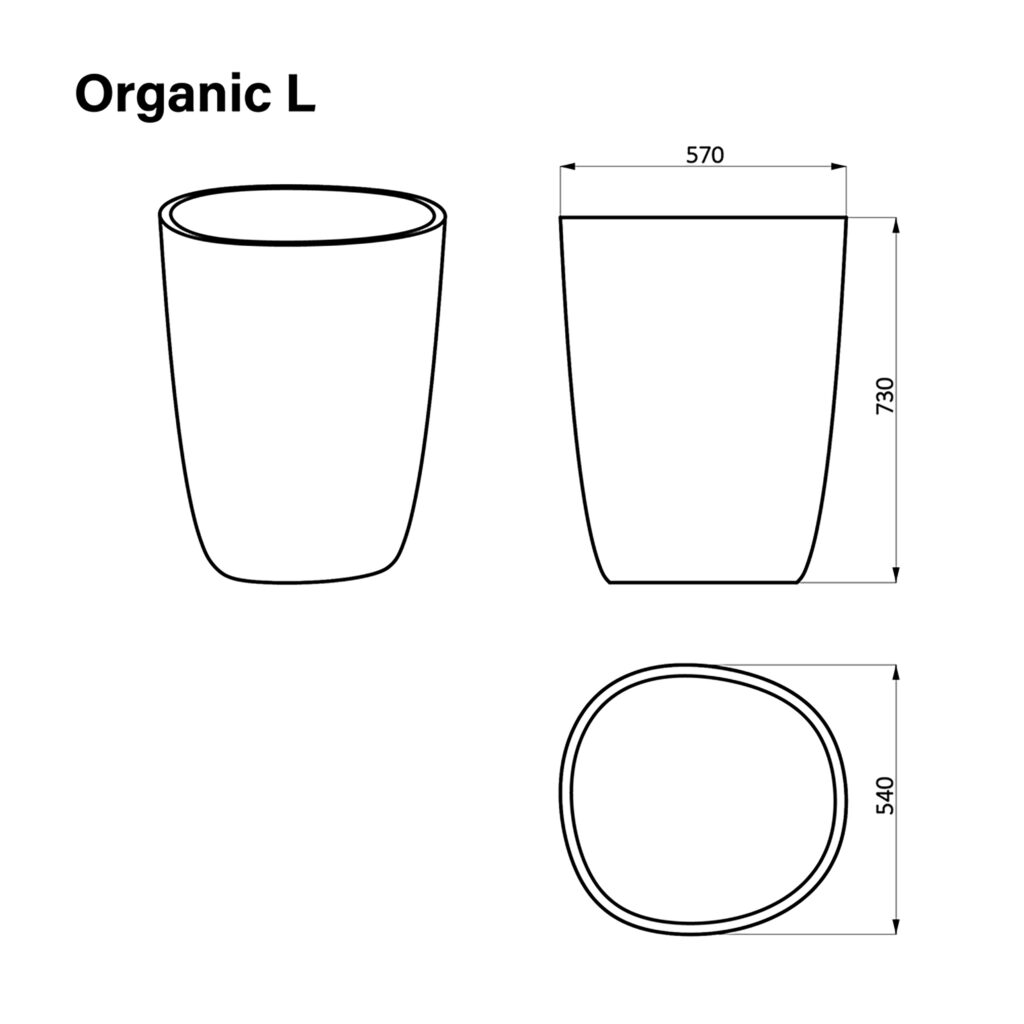 organic rozmery