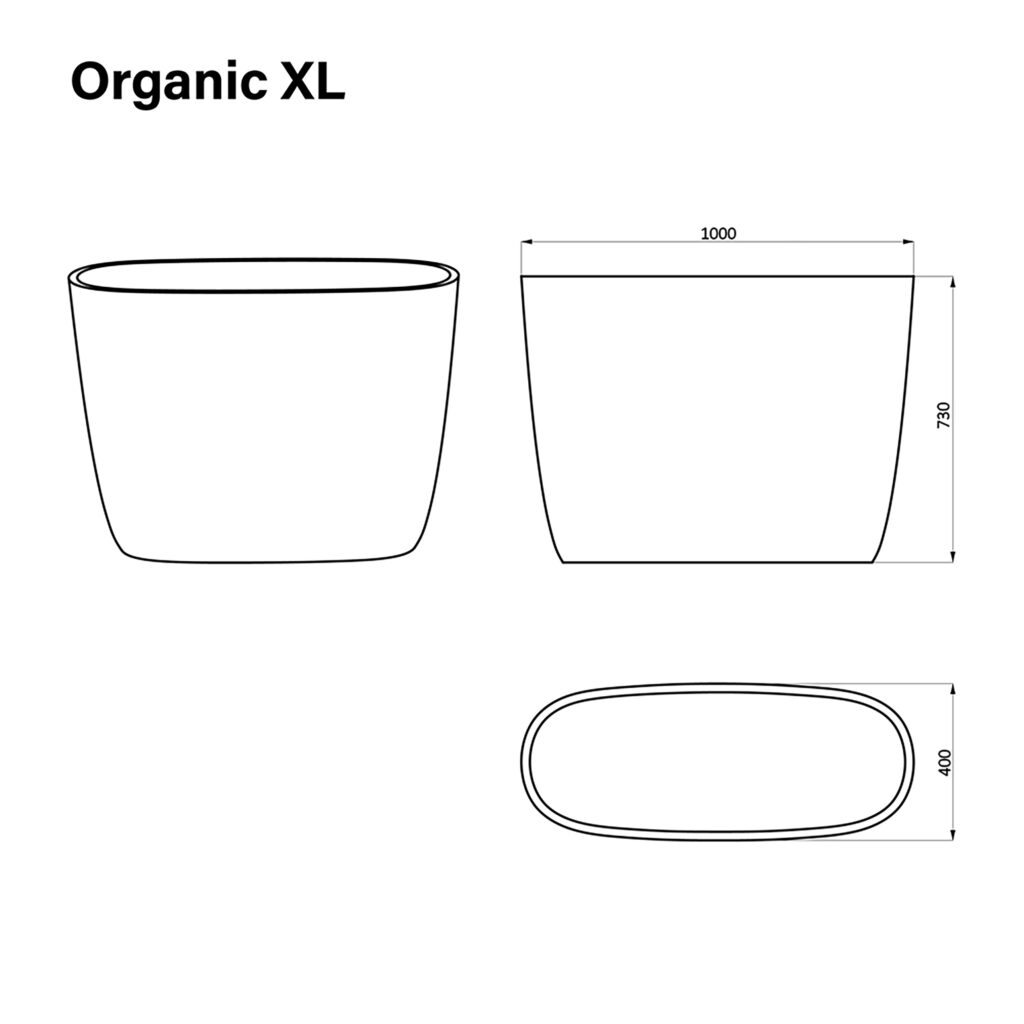 organic rozmery