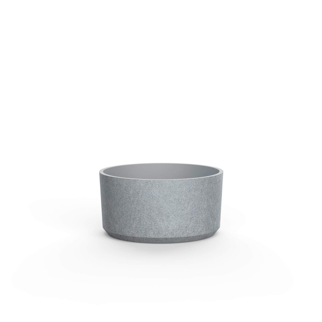 Betoni - concrete flowerpot Simple GRAND grey